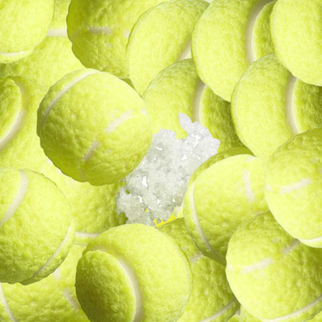 Fizzy-Powder-Filled Bubblegum Tennis Balls