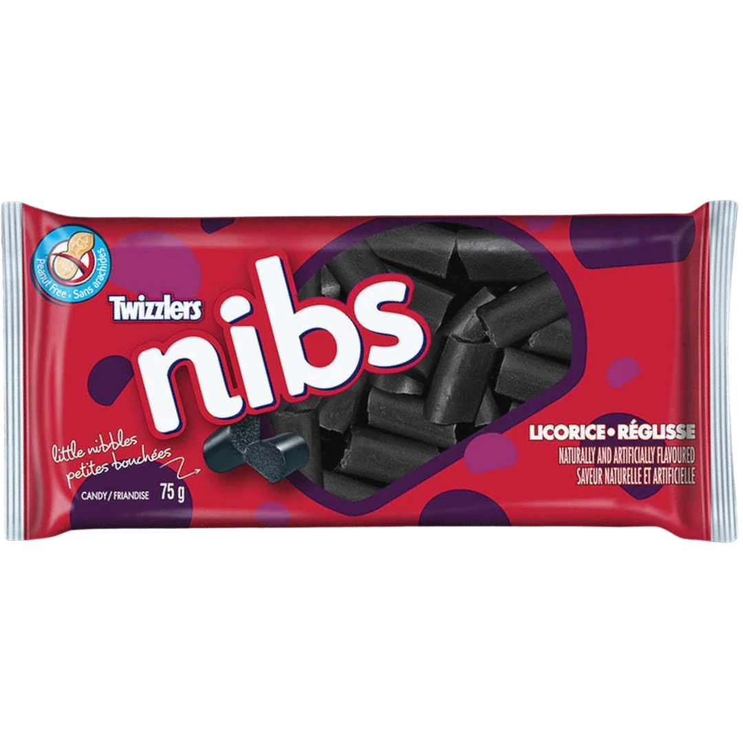 Twizzlers Nibs Licorice (Canada) - 2.65oz (75g)