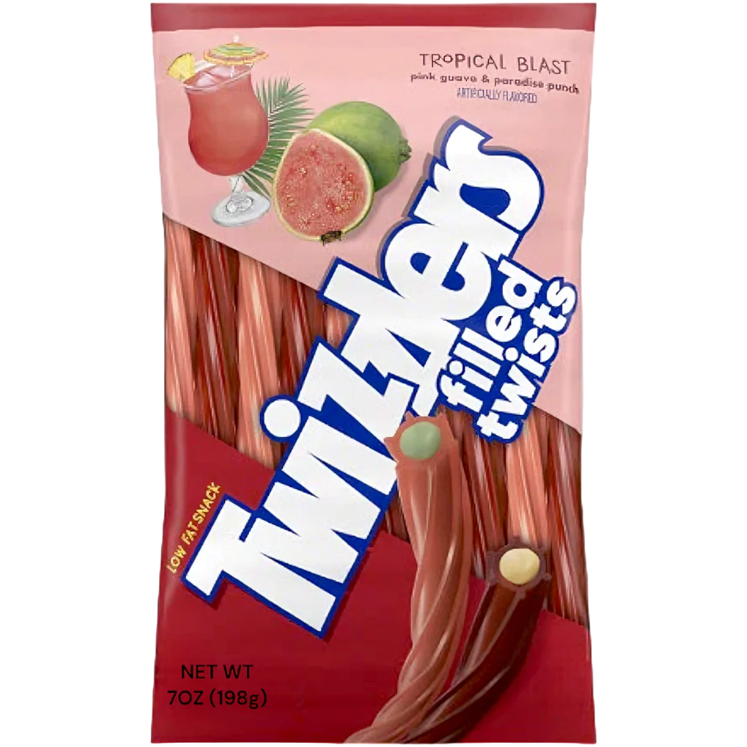 Twizzlers Tropical Blast Filled Twists Peg Bag - 7oz (198g)