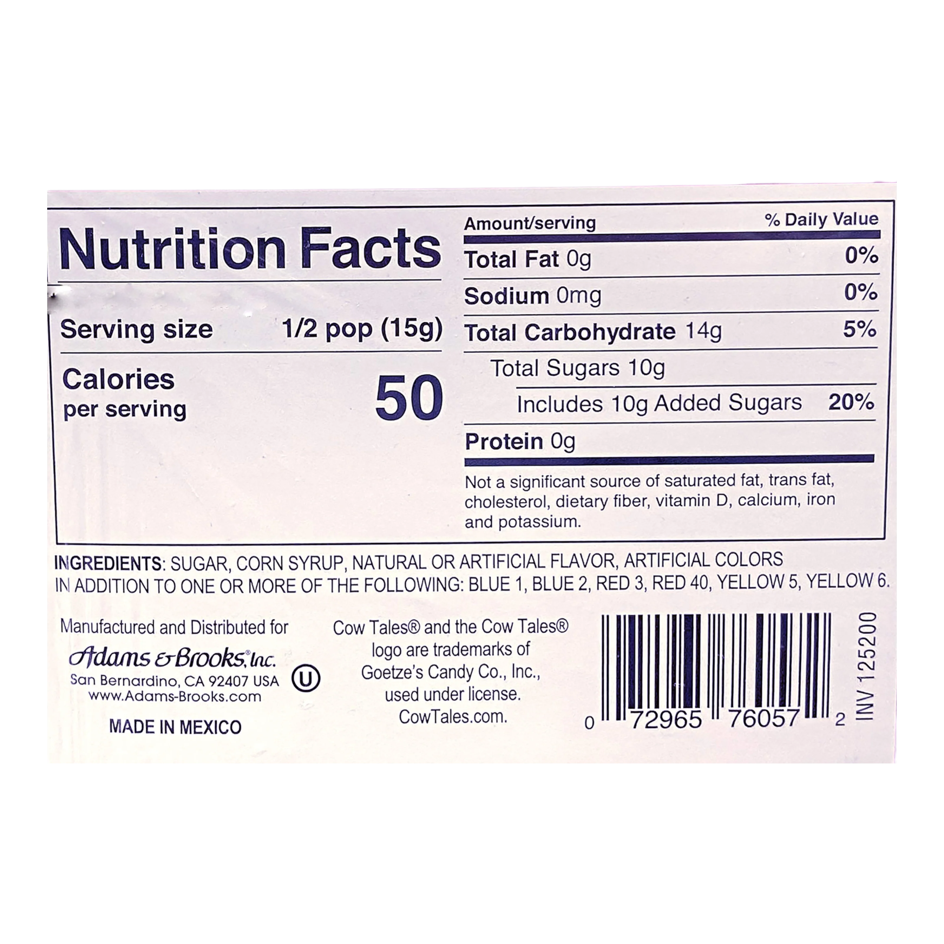 Unicorn Pops Cow Tales - 0.75oz (21g) - Image 2