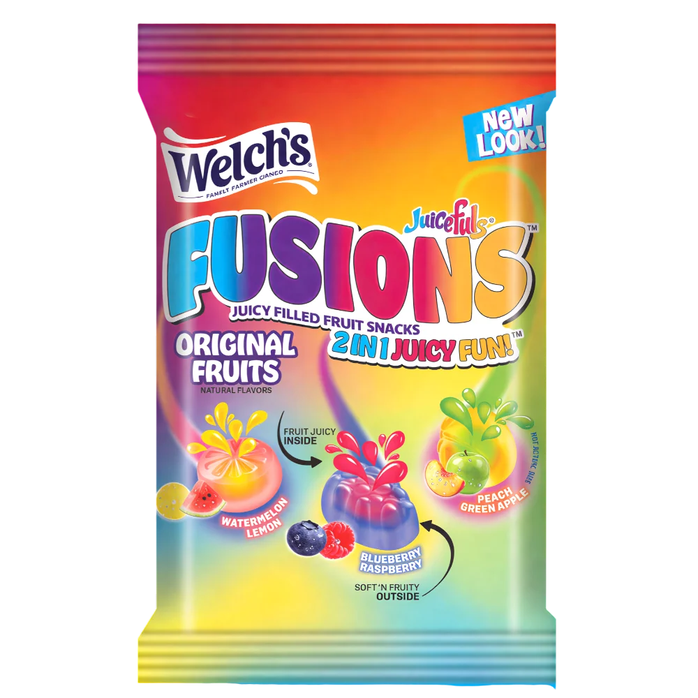 Welch's Juicefuls Fusions 2-in-1 Juicy Filled Fruit Snacks - 4oz (113g)