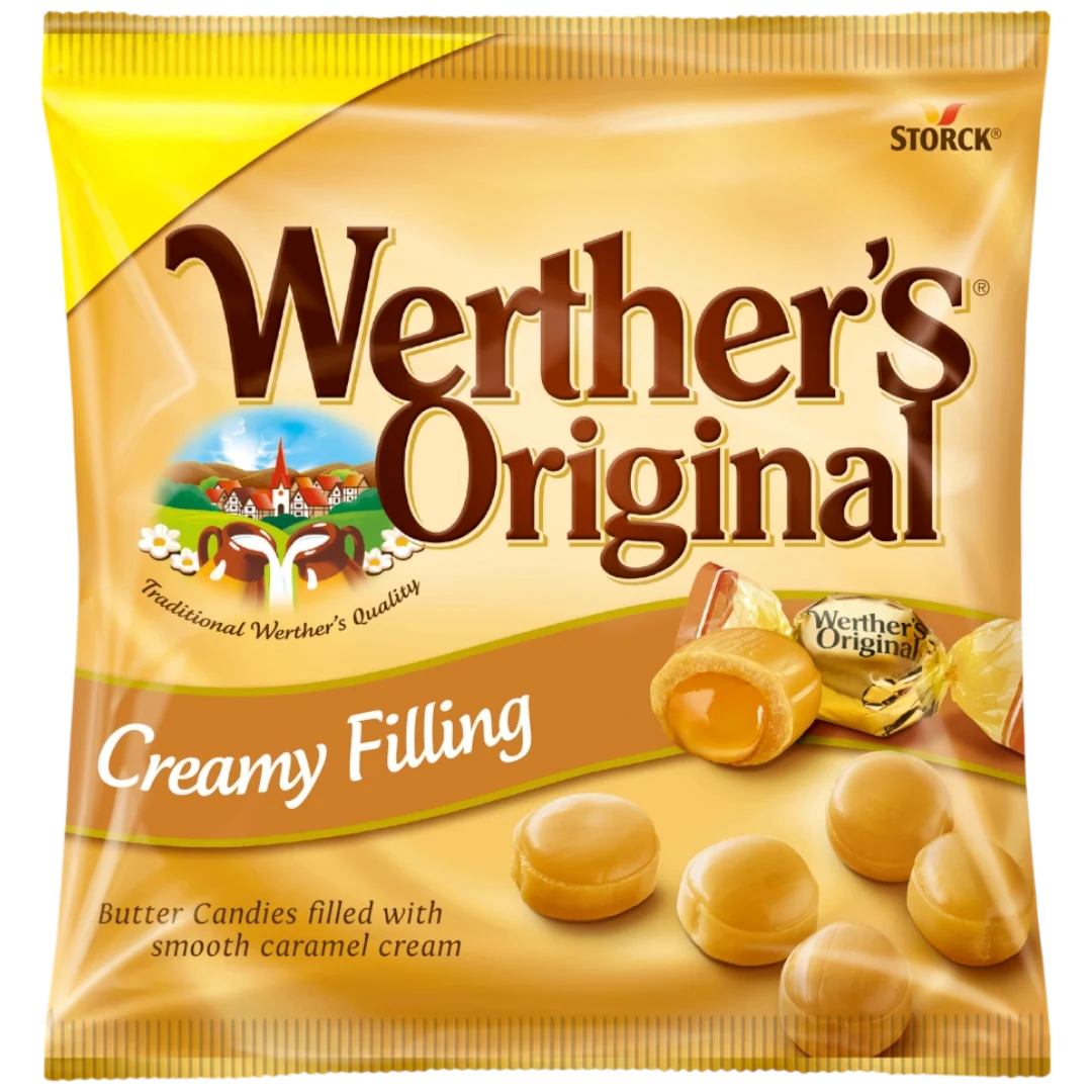 Werther's Original Creamy Filling Butter Candies - 3.8oz (110g)