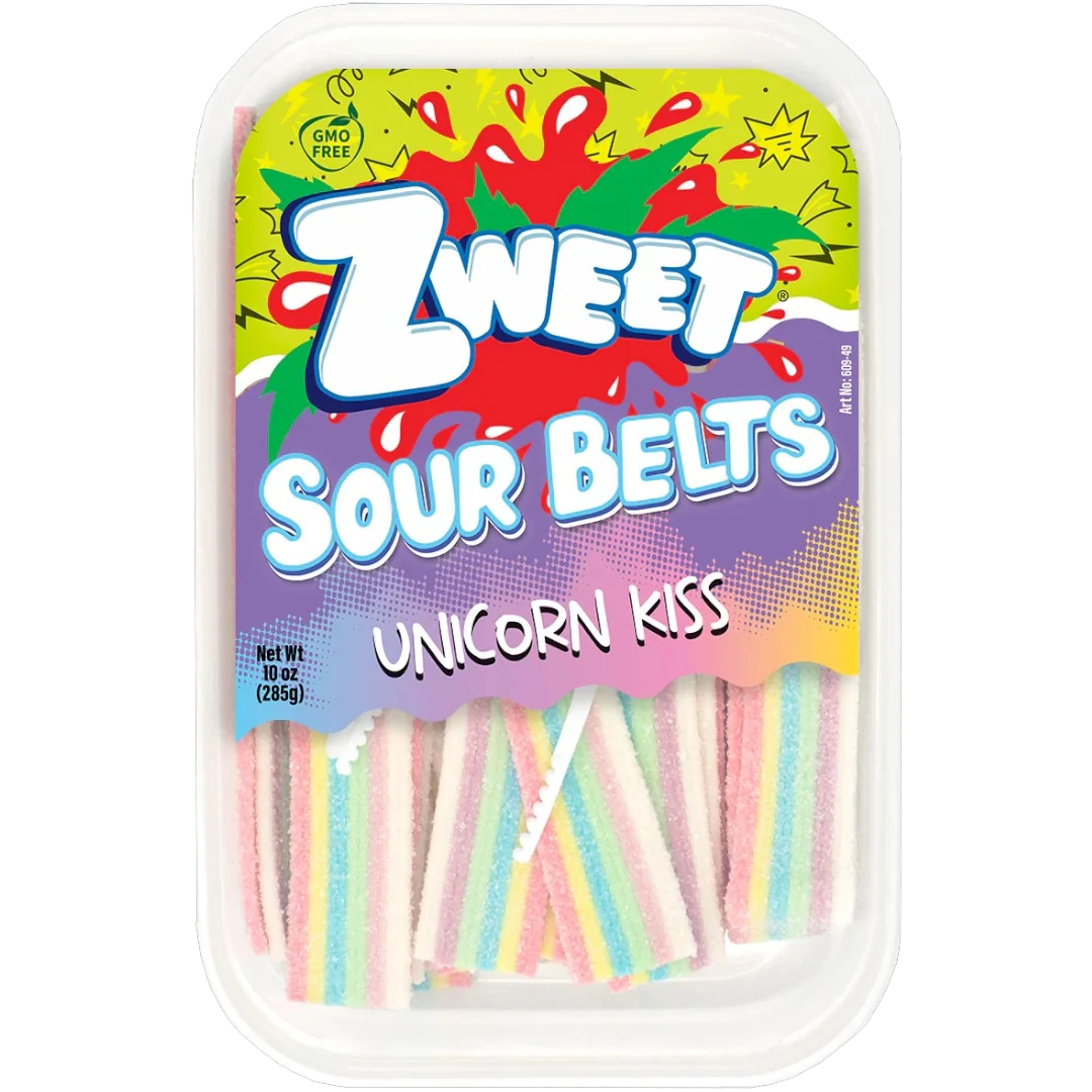 Zweet Sour Belts Unicorn Kiss Share Box - 10oz (285g)